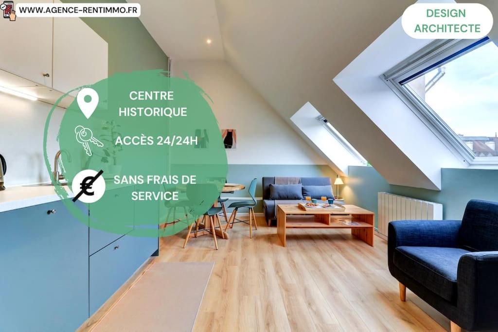 Apartament Le Contemporain I Centre Historique Darcy & Design Dijon Zewnętrze zdjęcie